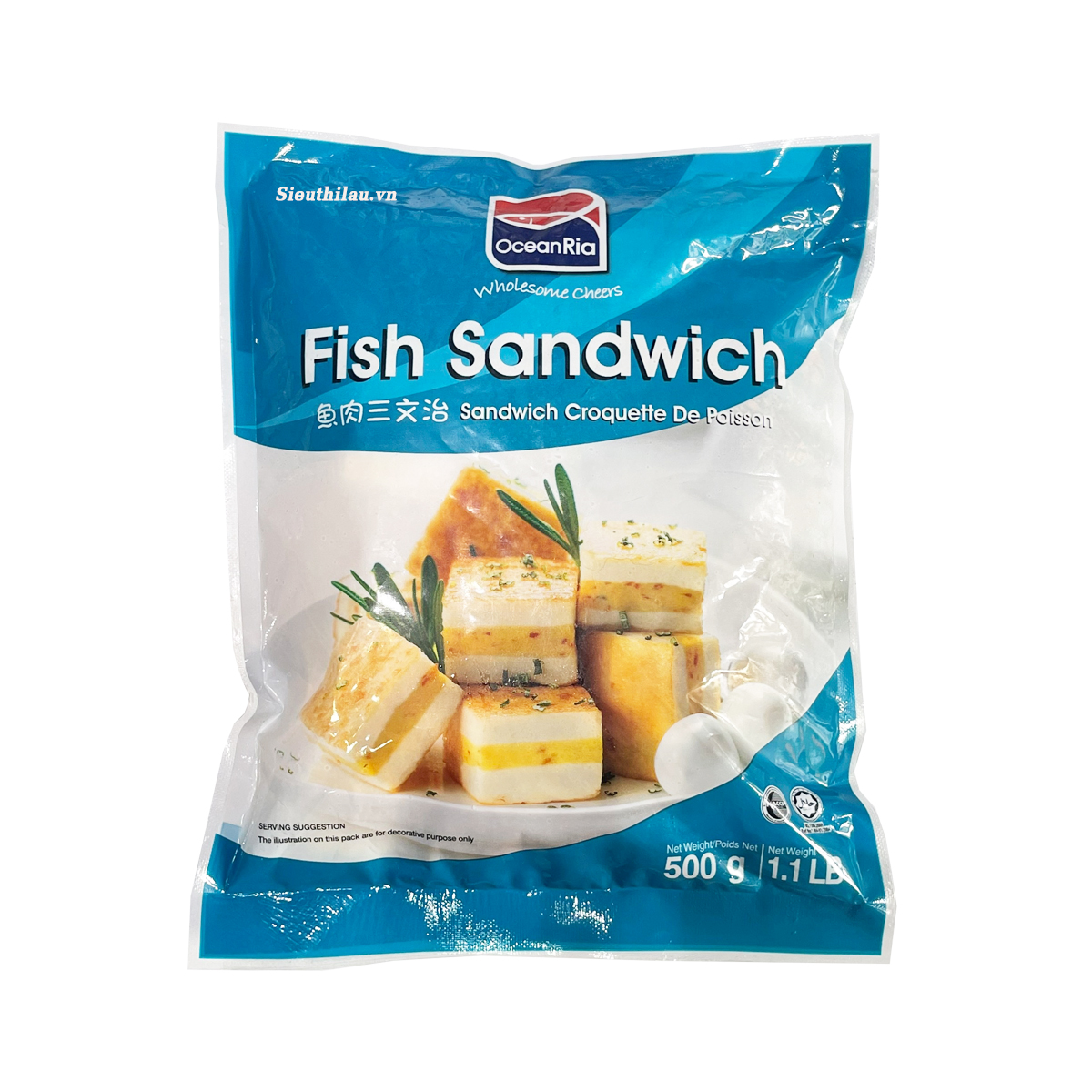 [Tokbokki Store] [HCM SHIP 2H] Sandwich Cá Hồi OceanRia Malaysia 500g