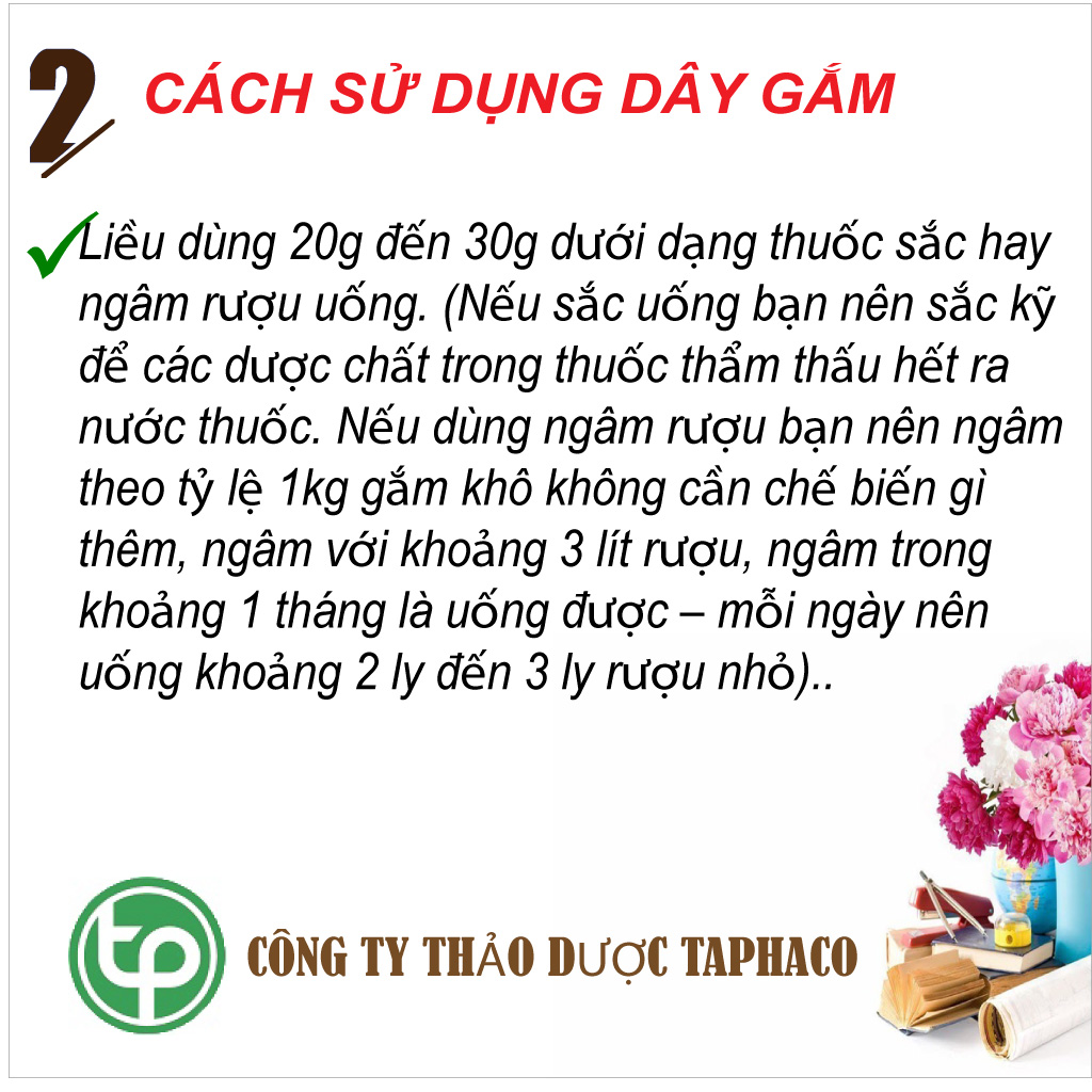 Dây gắm sấy khô túi lớn loại 1kg Thảo Dược Tấn Phát - Hàng công ty chất lượng cao