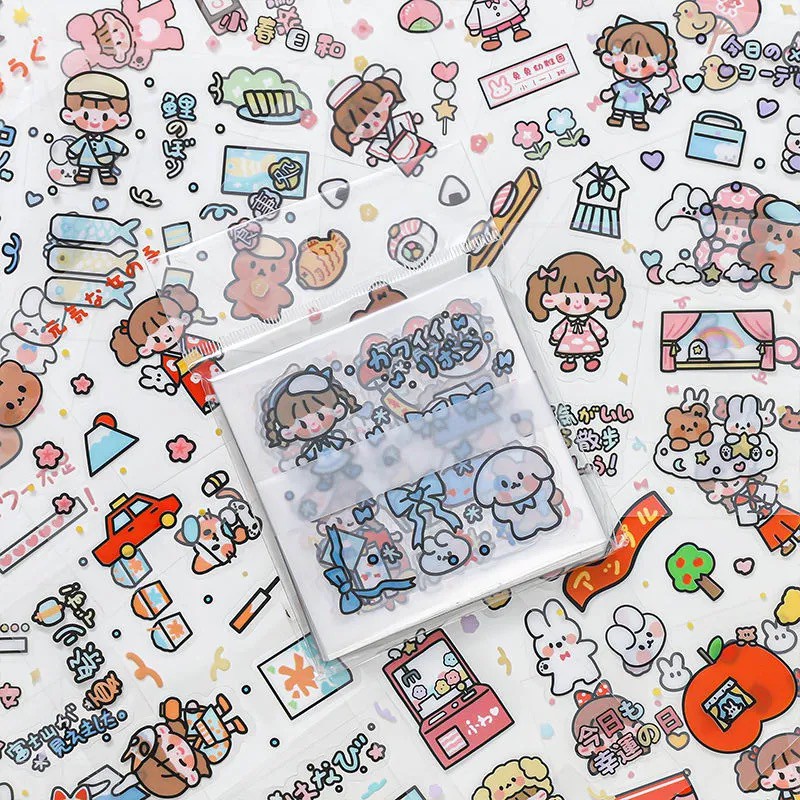 COMBO Sticker Dán Trang Trí Bình Nước