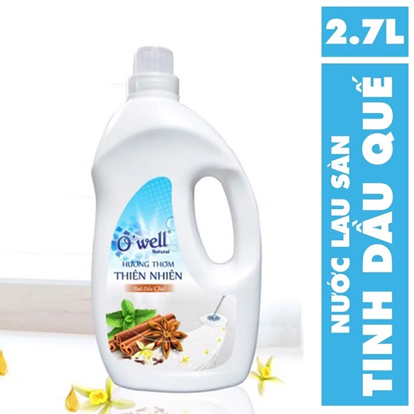 [HCM]NƯỚC LAU SÀN TINH DẦU QUẾ OWELL (2700ML)