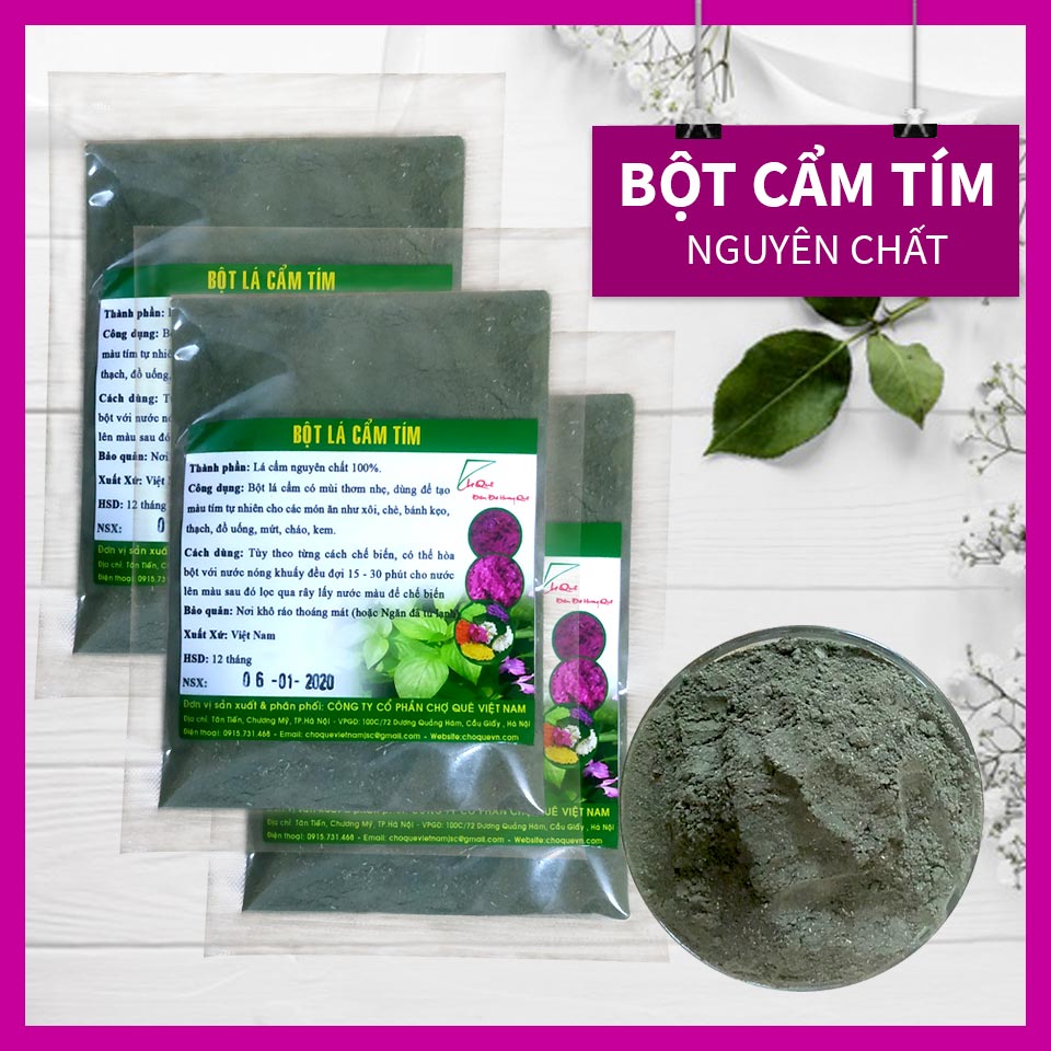 Bột Cẩm Tím Gói 50g