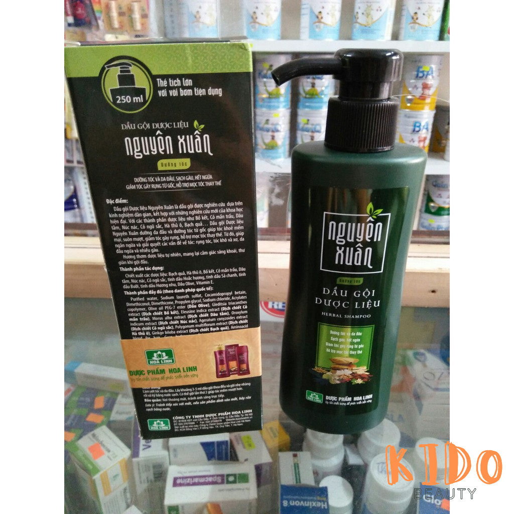  Nguyen Xuan shampoo (non-toxic hair damage-blue/yellow/Yellow Hair-red) 250ml / conditioner