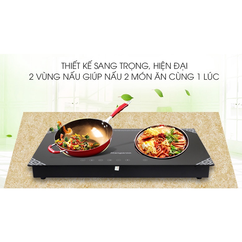 Bếp từ đôi Kangaroo KG498N  cao cấp