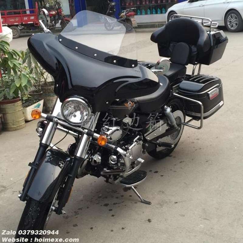 Kính chắn gió harley độ các dòng xe + pass ốc vít