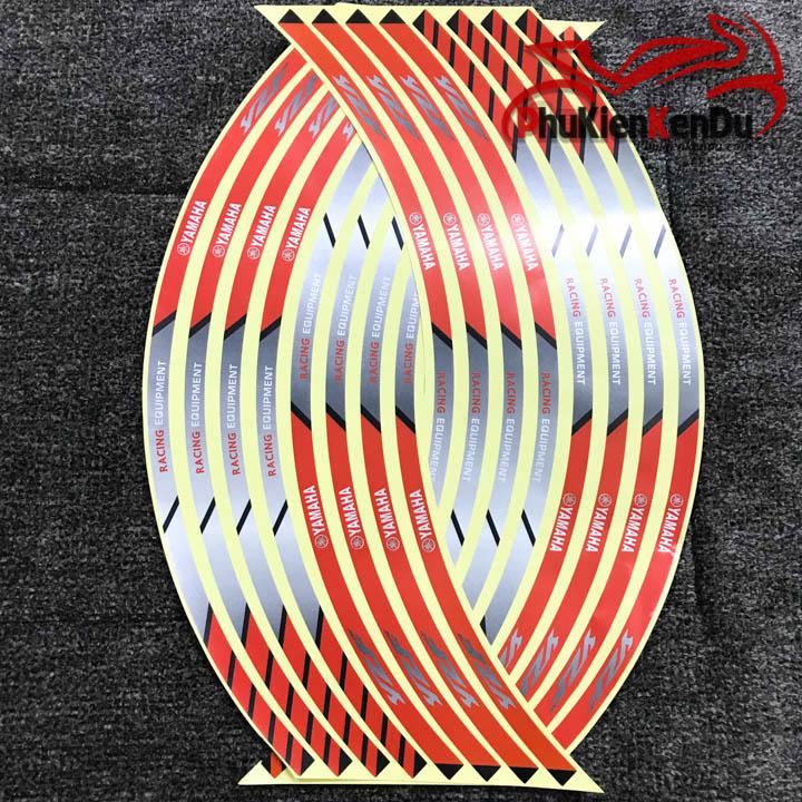 Tem viền mâm xe máy Phản Quang