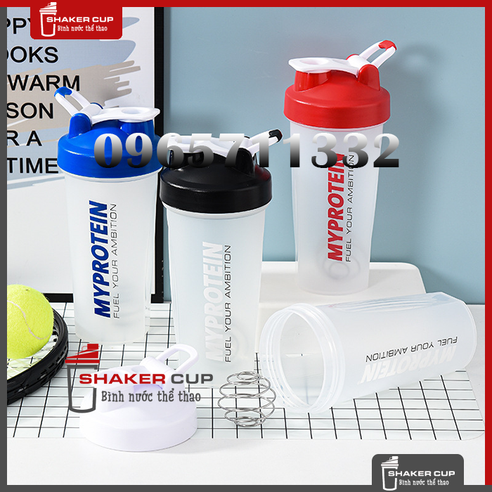 Bình lắc nước bình tập gym Shake bottle Myprotein