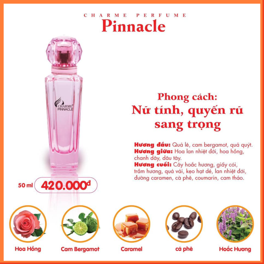 Nước hoa pinnacle 10ml chiết kèm hộp