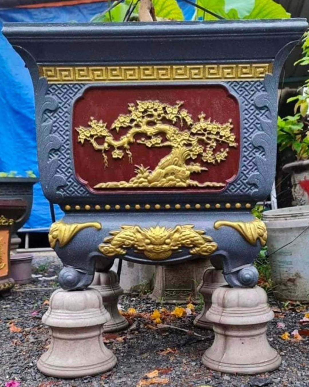 Khuôn Đúc Chân Đôn ( Hình Nấm ) Dùng Cho Chậu Chân Liền