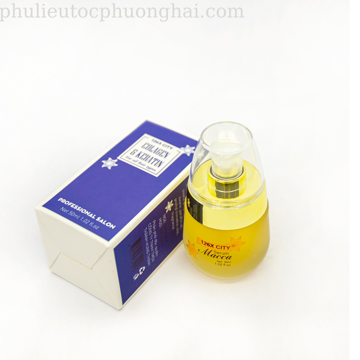 Tinh Dầu Bóng Tóc 126 City – Phục Hồi Hư Tổn, Bóng Mượt Tự Nhiên, Không Bết Dính – Dưỡng Tóc Suôn Mượt
