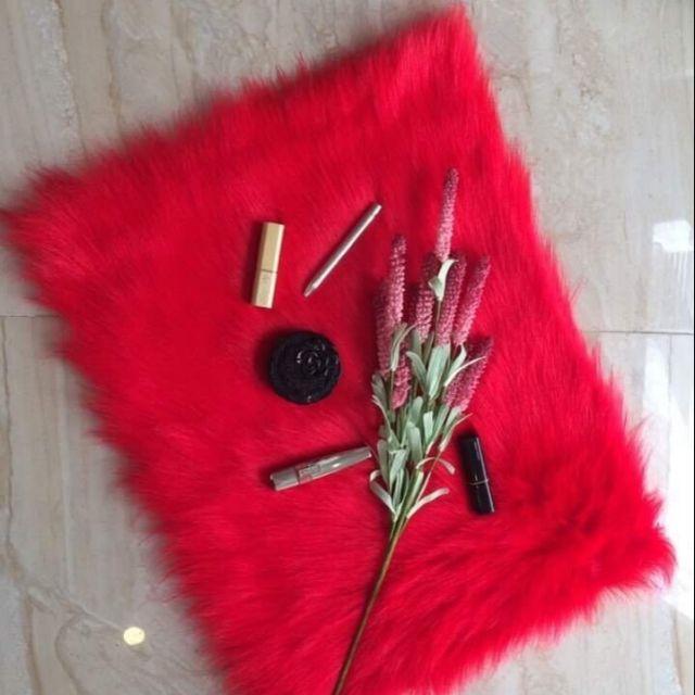 [HCM]Thảm lông chụp hình size 40x50 nhiều màu (lông dài)