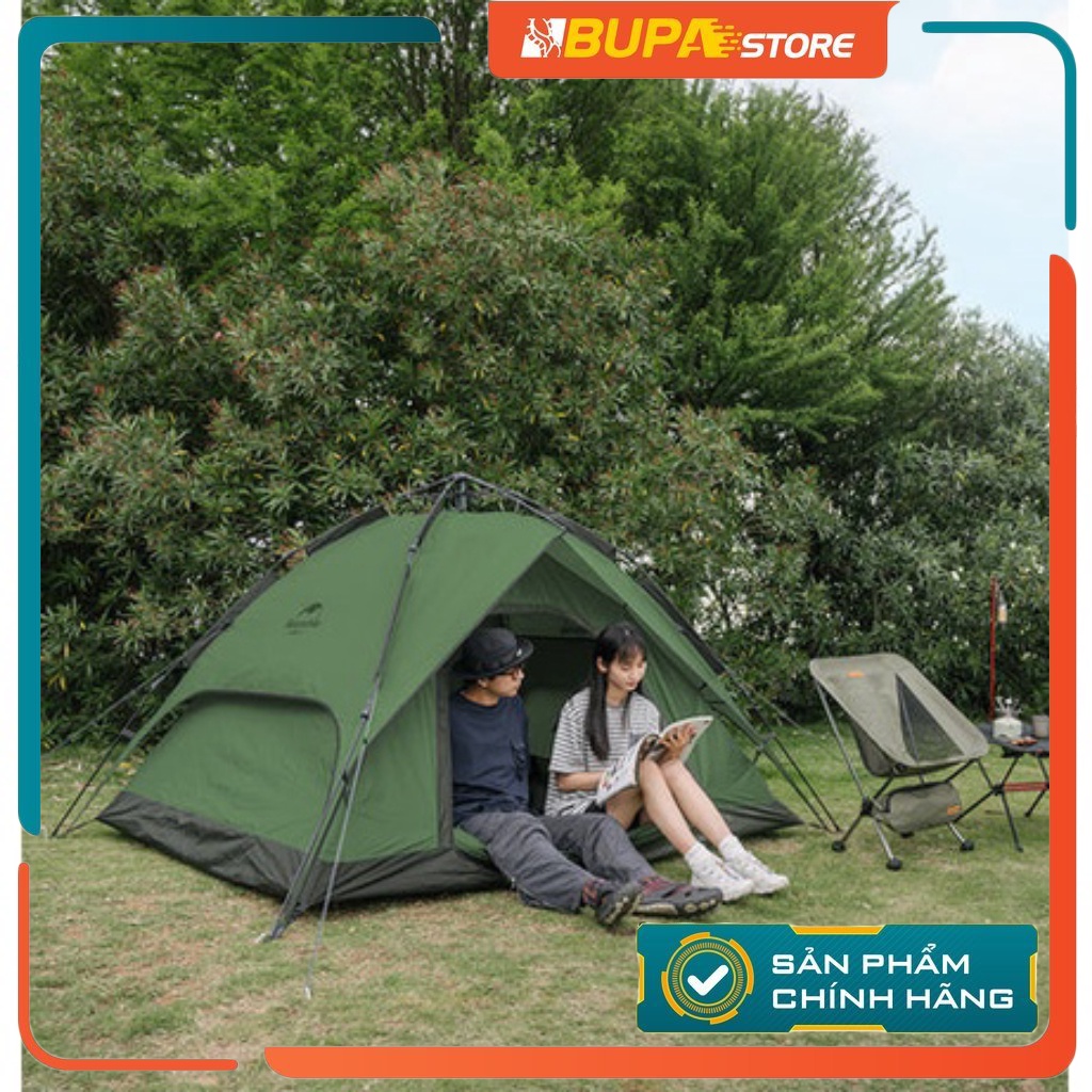 Lều du lịch, dã ngoại Naturehike NH21ZP008 tự bung cao cấp 3 - 4 người chống nước