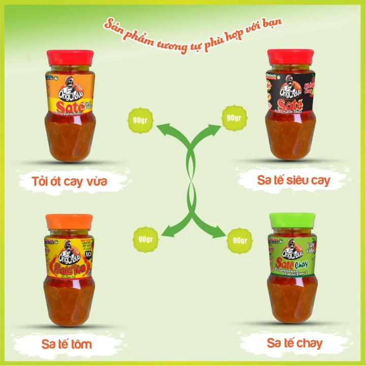 Sa Tế Siêu Cay Ông Chà Và 90gr ( Extra Hot Satay Sauce)