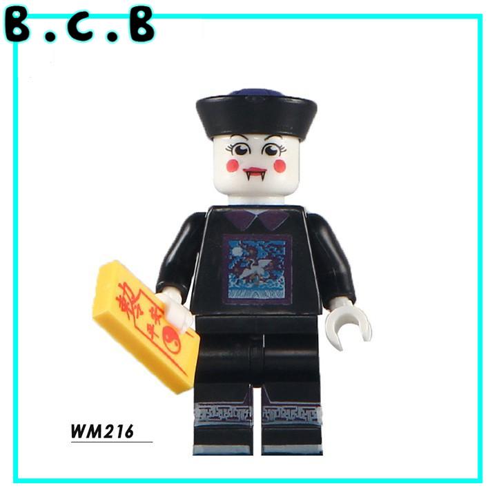 Nhân vật cương thi zombie kinh dị halloweenen - Đồ chơi lắp ráp mô hình và minifigures WM214 - WM216