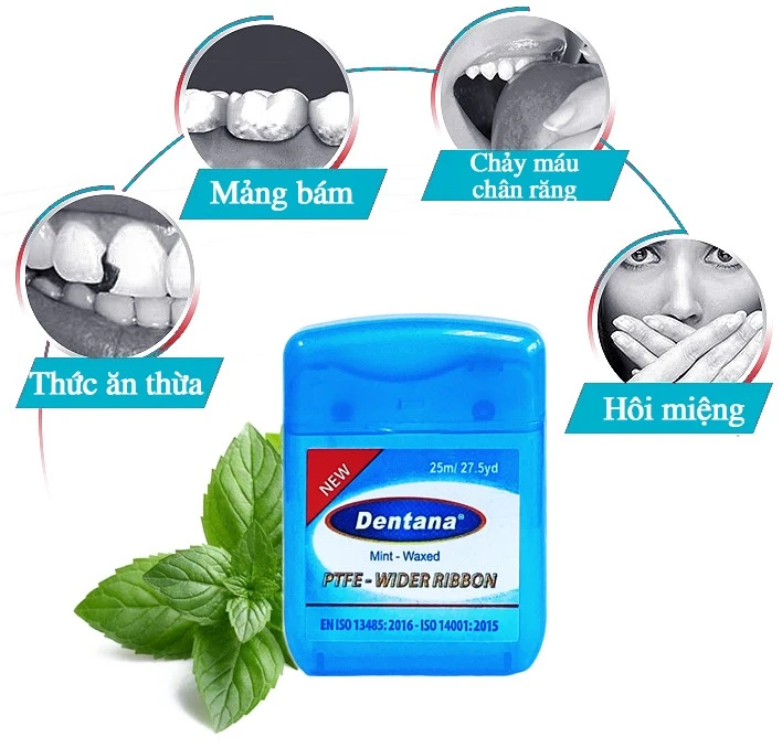 Chỉ nha khoa Dentana Hộp 1 cuộn - Tanaphar