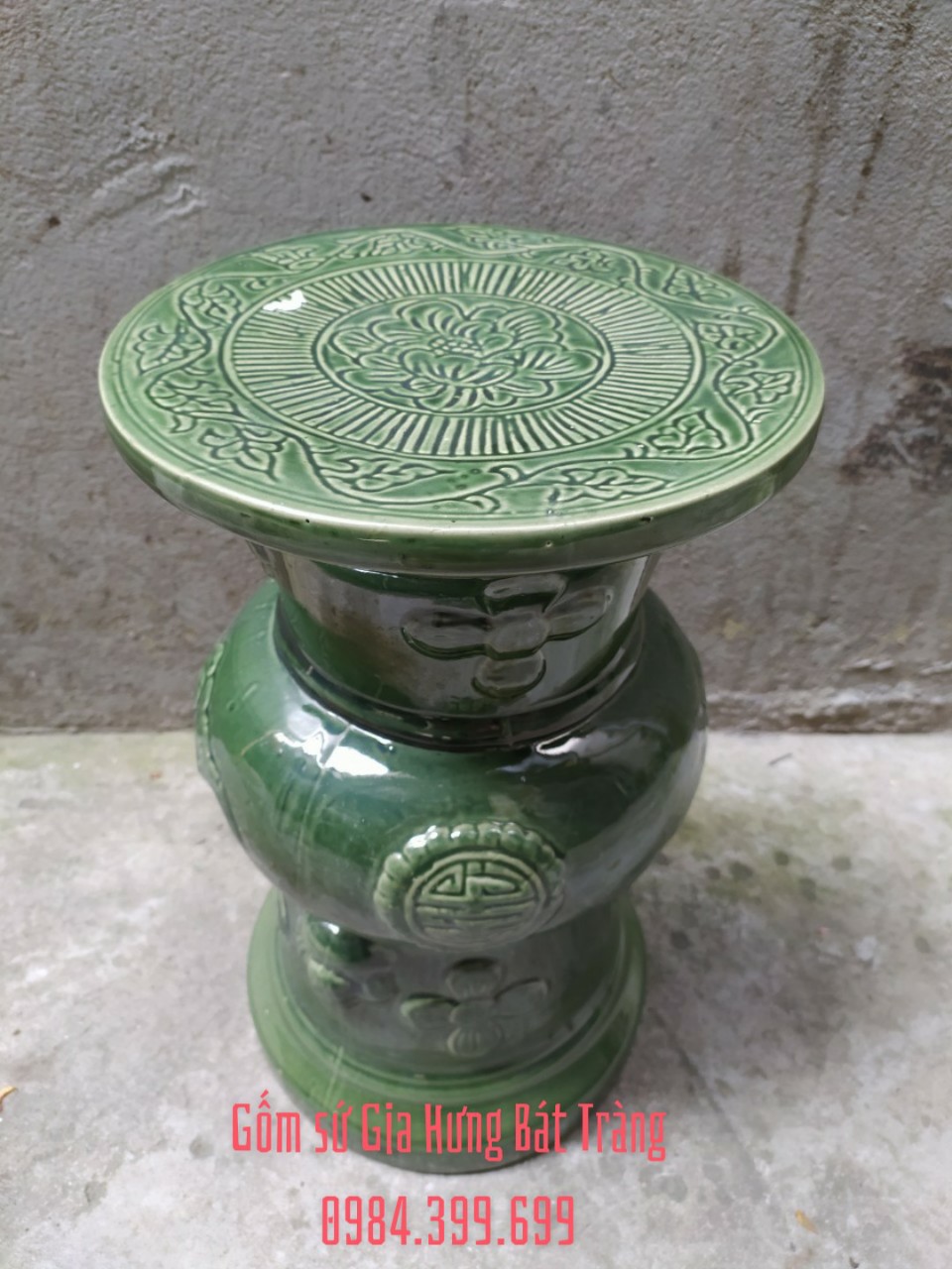 Đôn gốm sứ Gia Hưng Bát Tràng