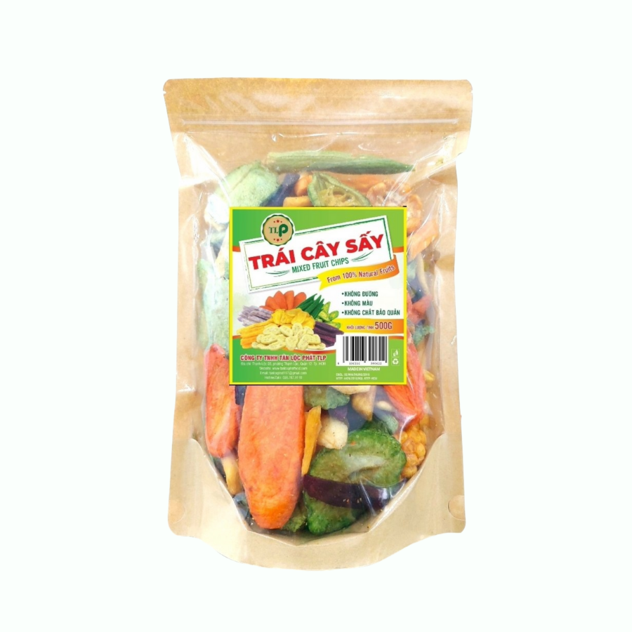 TRÁI CÂY THẬP CẨM SẤY GIÒN TÂN LỘC PHÁT BỊCH 250G