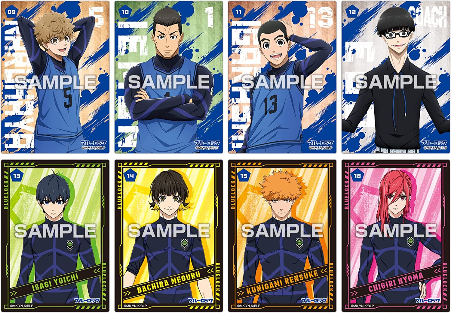 Blue Lock gói thẻ nhân phẩm Clear Card Collection