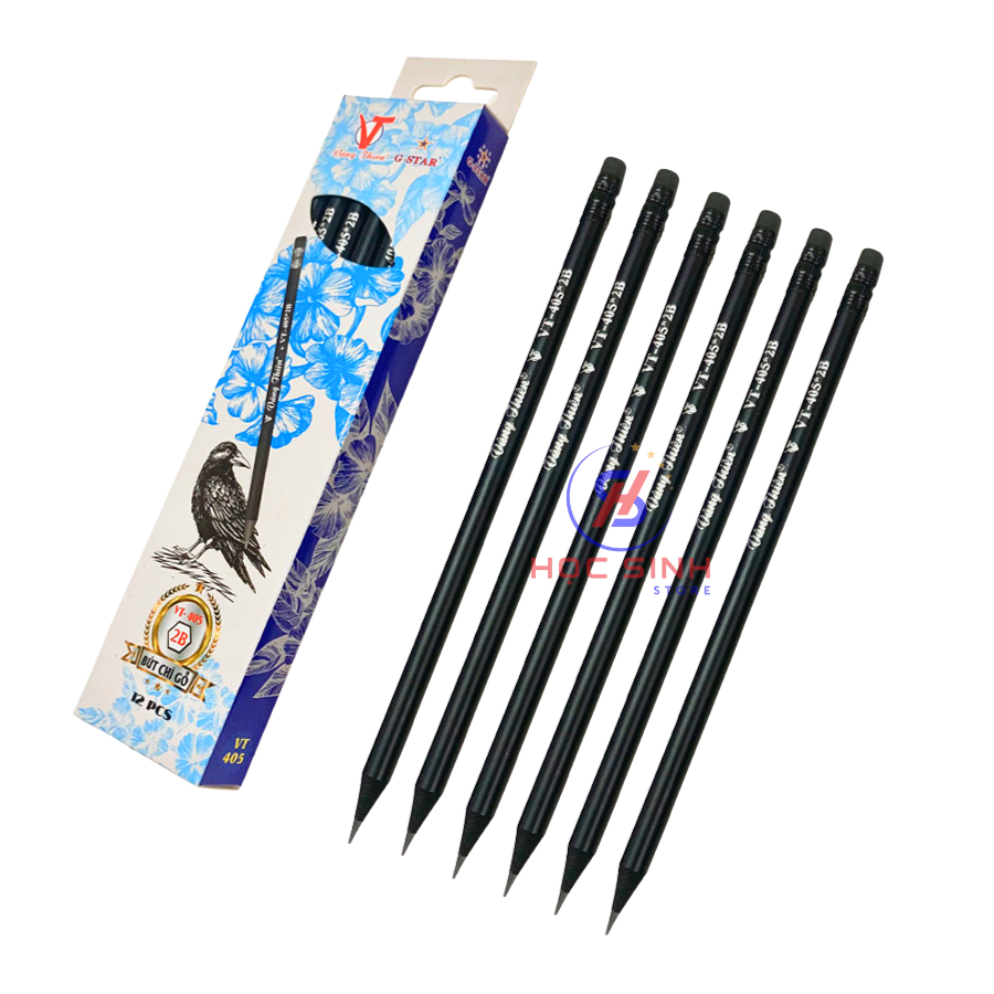 Hộp 12 cây bút chì gỗ vâng thiên vt405