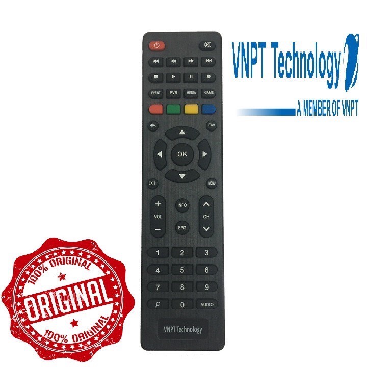 Điều khiển cho đầu thu kỹ thuật số VNPT DVB-T2