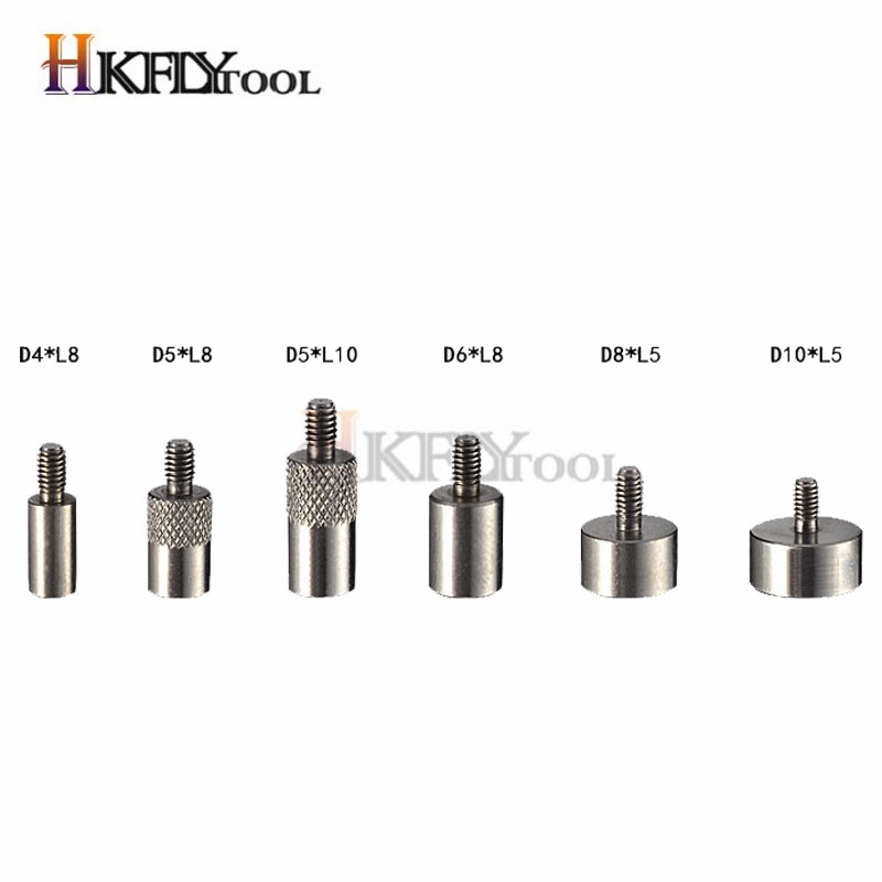 ✷☫◕ M2.5 Thread Tungsten Steel Dial Indicator Probe Flat Contact Points For Dial Test Indicator Contact Dial Gauge