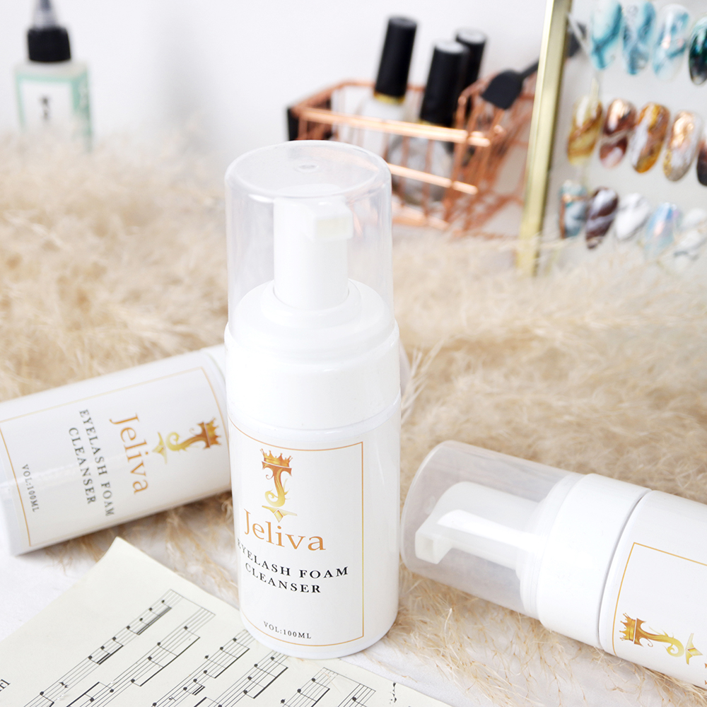 Chai tạo bọt vệ sinh mi Jeliva 60ml