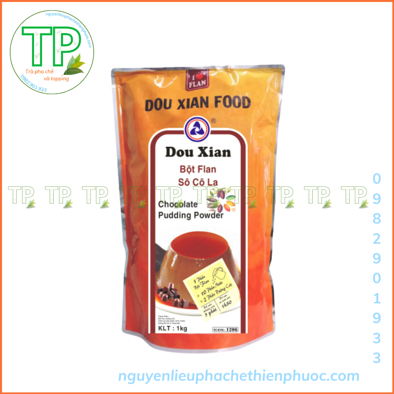 Bột pudding DouXian nhiều vị  - 100g
