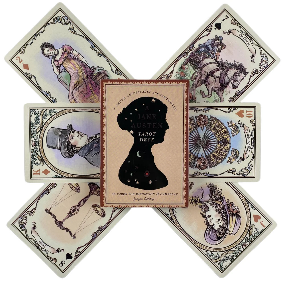 Bộ bài Tarot A JANE AUSTEN TAROT DECK bói bài tarot oracle [MUA 2 BỘ BẤT KÌ TẶNG ĐÁ THANH TẨY]