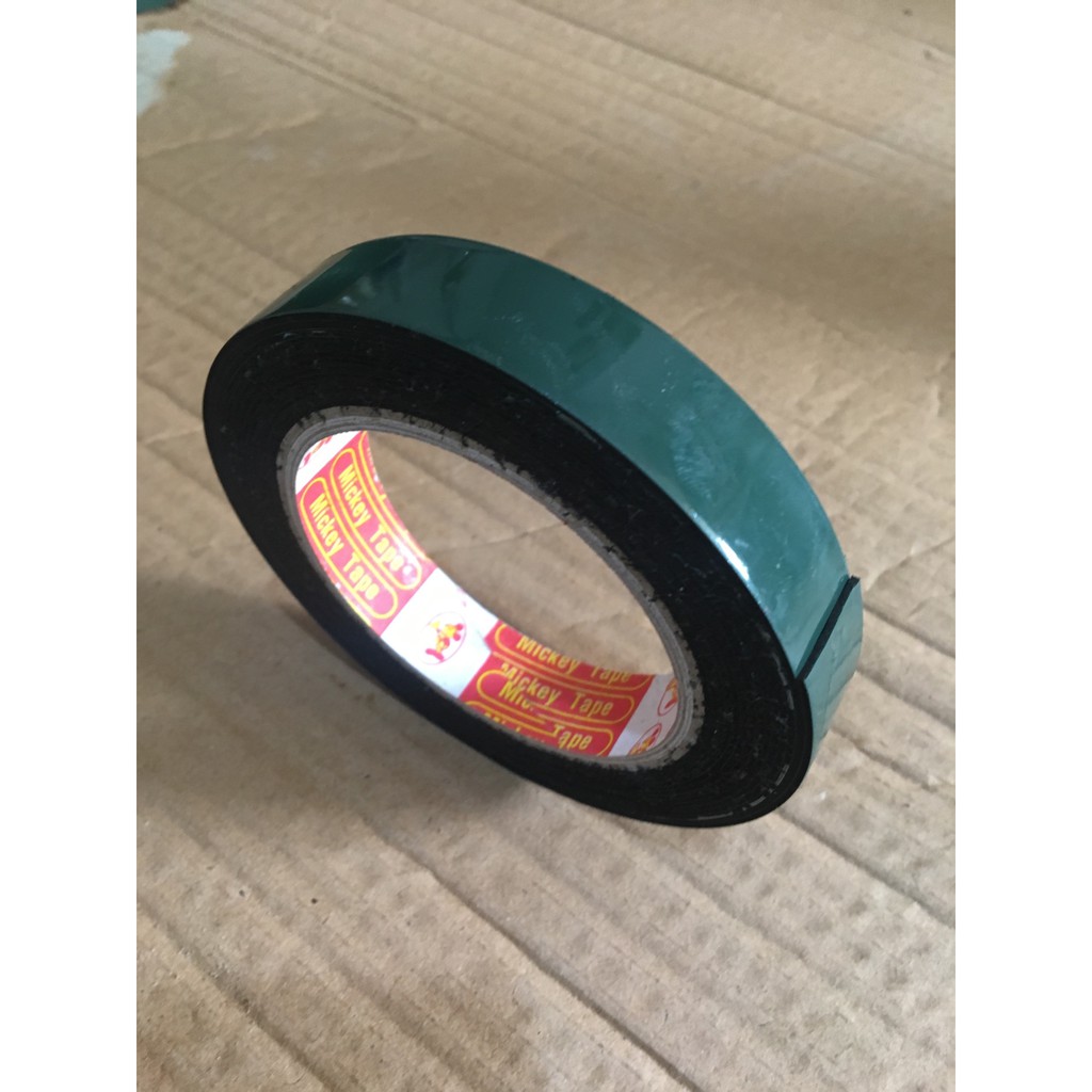 Băng Keo "Xốp Đen" 2 Mặt Bảng 2 Phân Siêu Dính( 1 Cuộn)