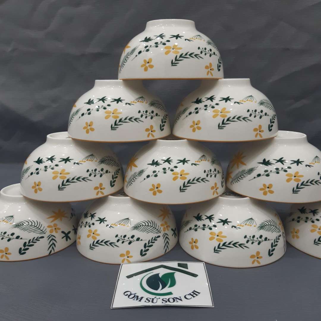 BỘ CHÉN SAO BIỂN Chén ăn cơm 11.5cm (Có 2 phân loại: Bộ 5 chén và bộ 10 chén)