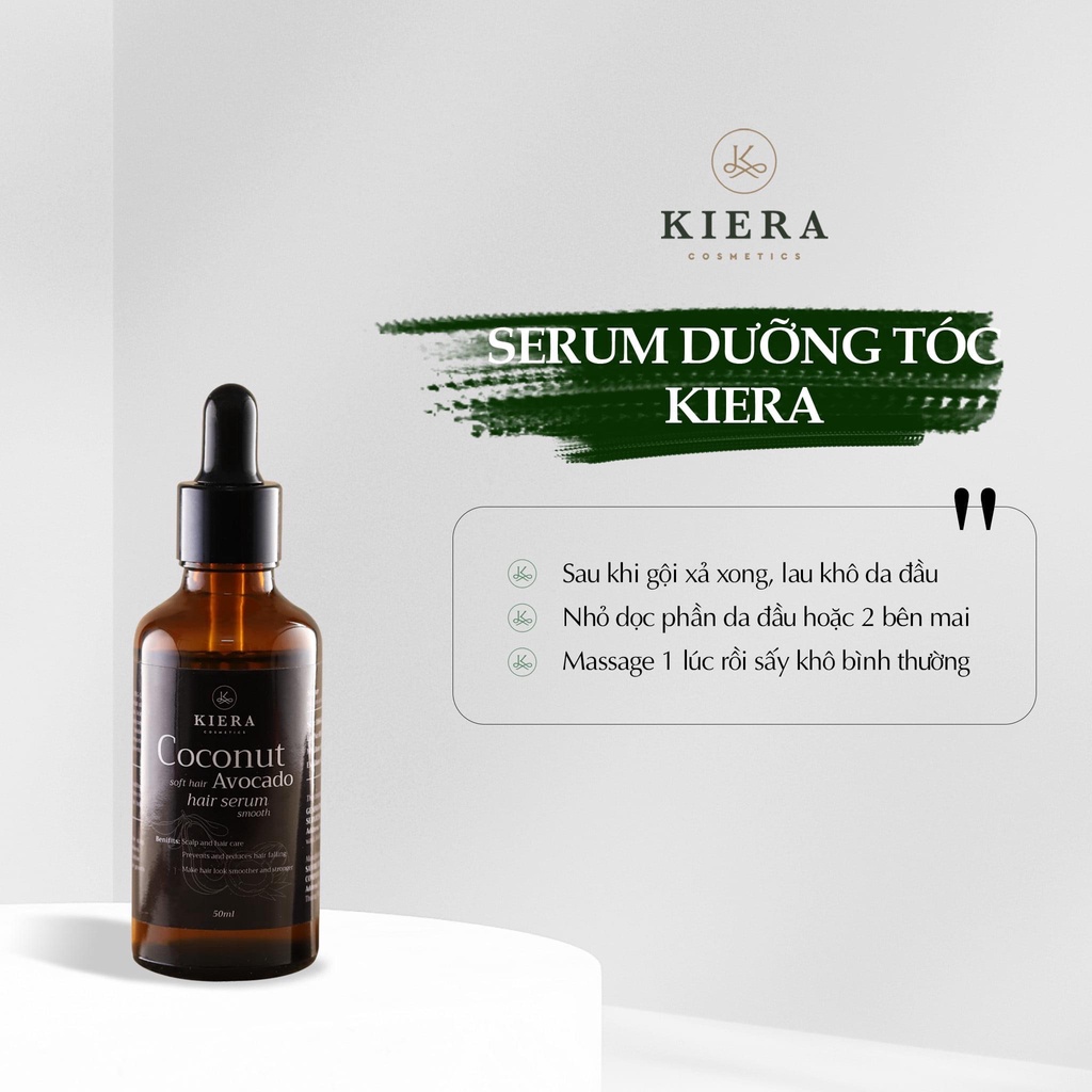 Tinh Chất Kiera Kích Thích Mọc Tóc Từ Dầu Dừa Và Quả Bơ