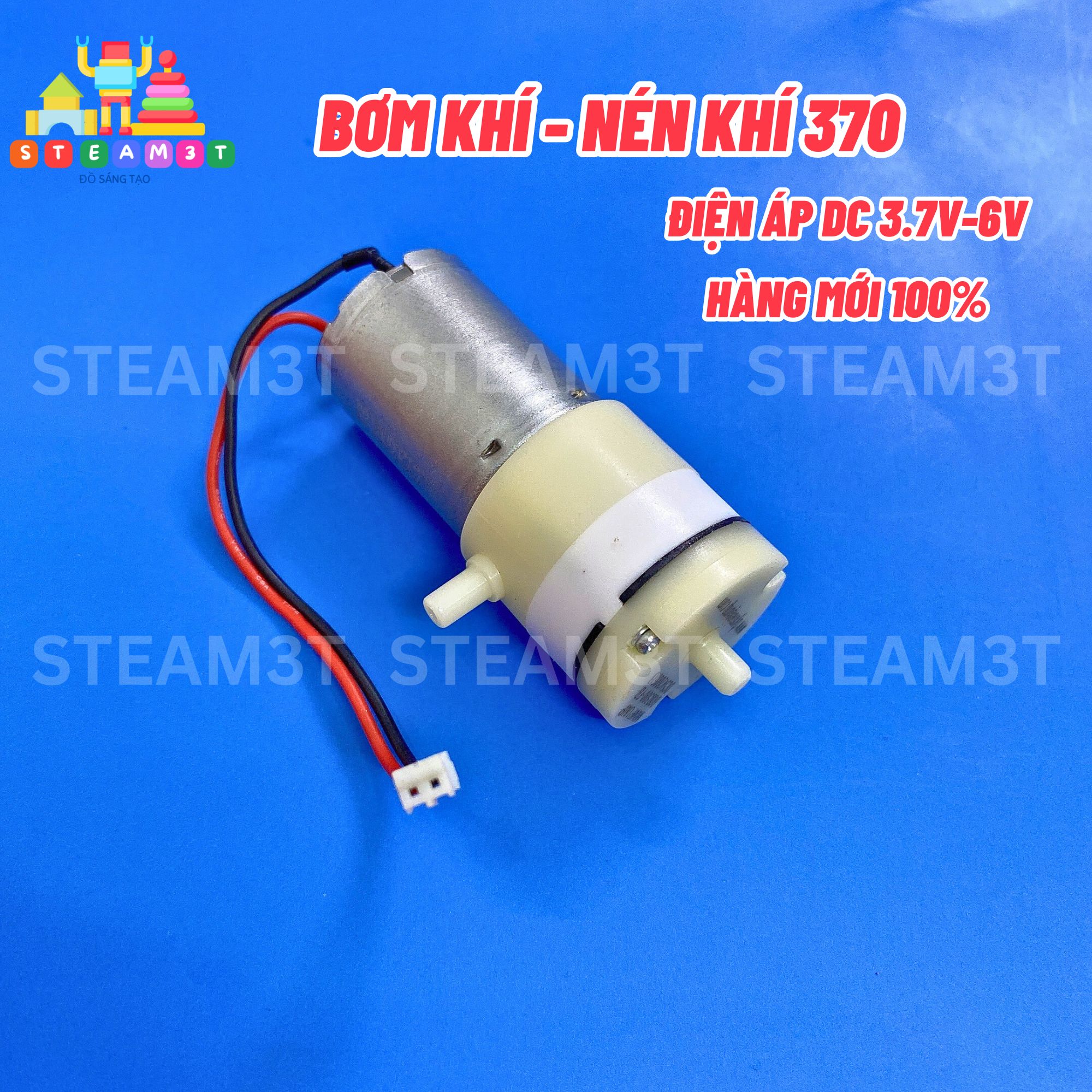 [HCM]Máy bơm khí bơm oxy 370 mini điện áp 5V - 6V - LK0124-2