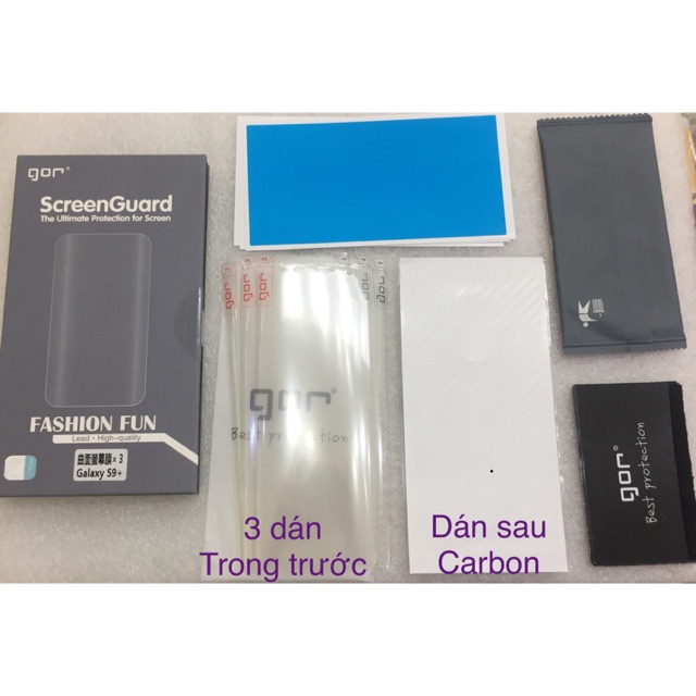 Bộ 4 miếng dán dẻo SAMSUNG S9 GOR