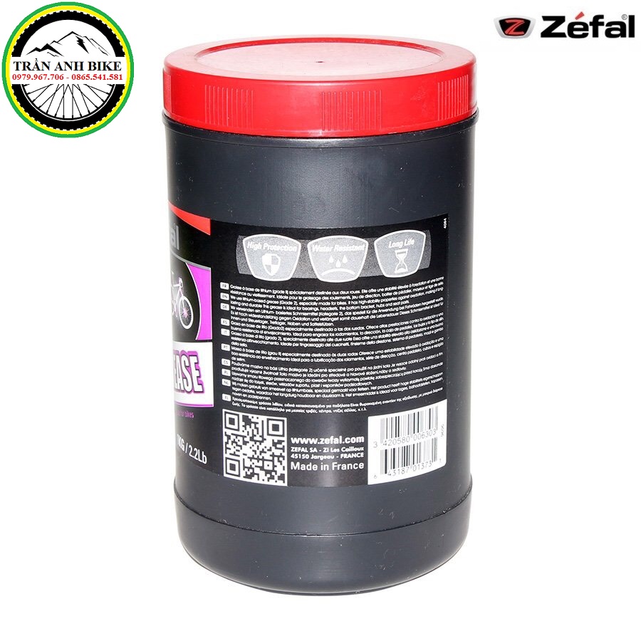 Mỡ bò xe đạp Zefal Pro II Grease 1kg
