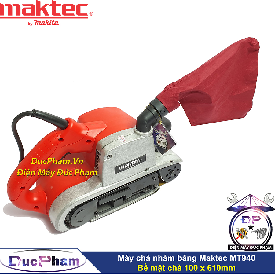 Máy chà nhám băng Maktec MT940 - Máy chà nhám xe tăng