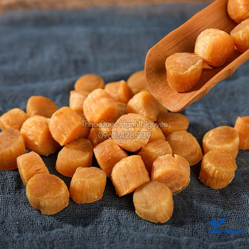 Cồi sò điệp khô Phan Thiết (10g (Cồi dày, giòn, thơm ngon bổ dưỡng) - Thảo dược Hạnh Nguyên