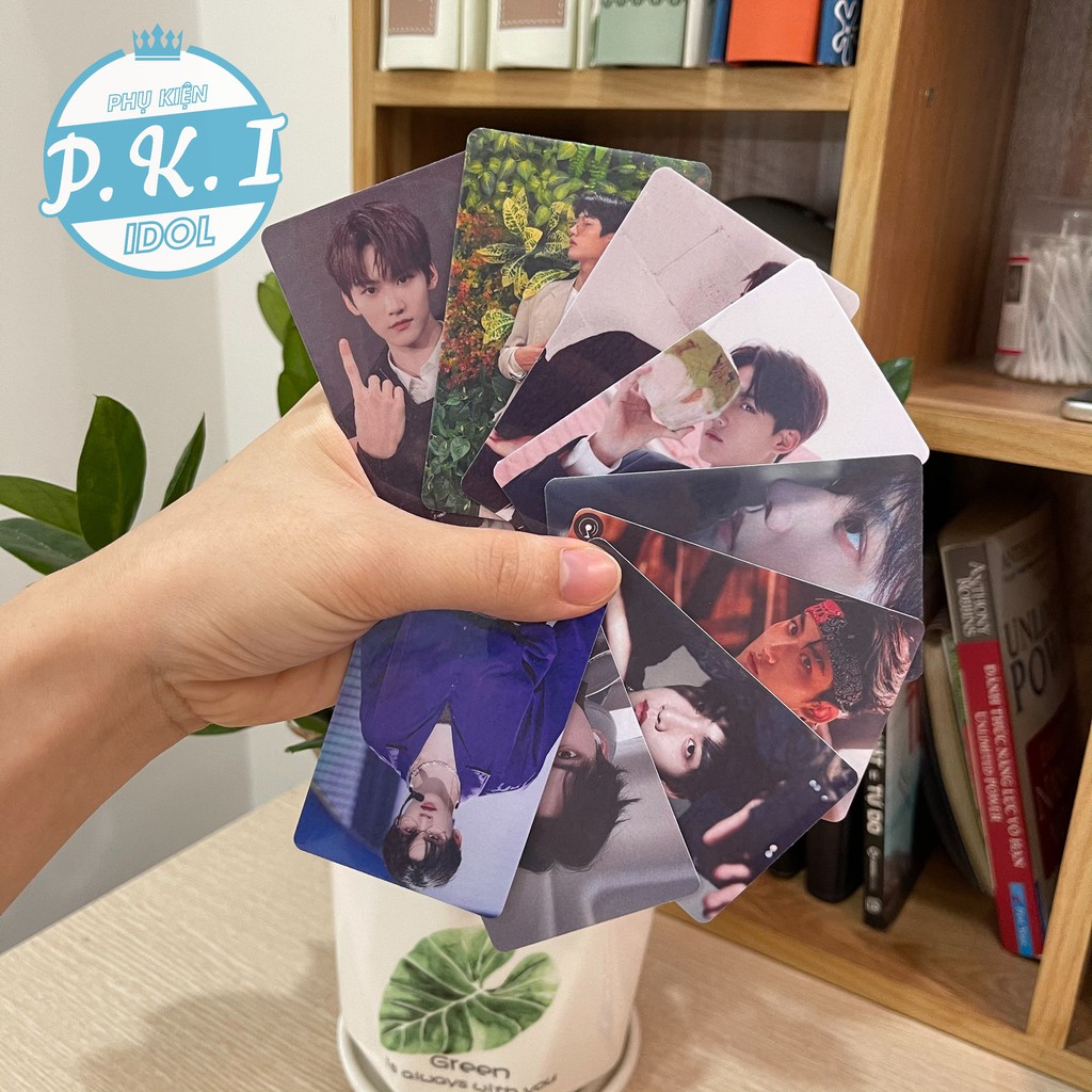 Card Bo Góc Châu Kha Vũ INTO1 - Bộ 9 Tấm Ép Lụa