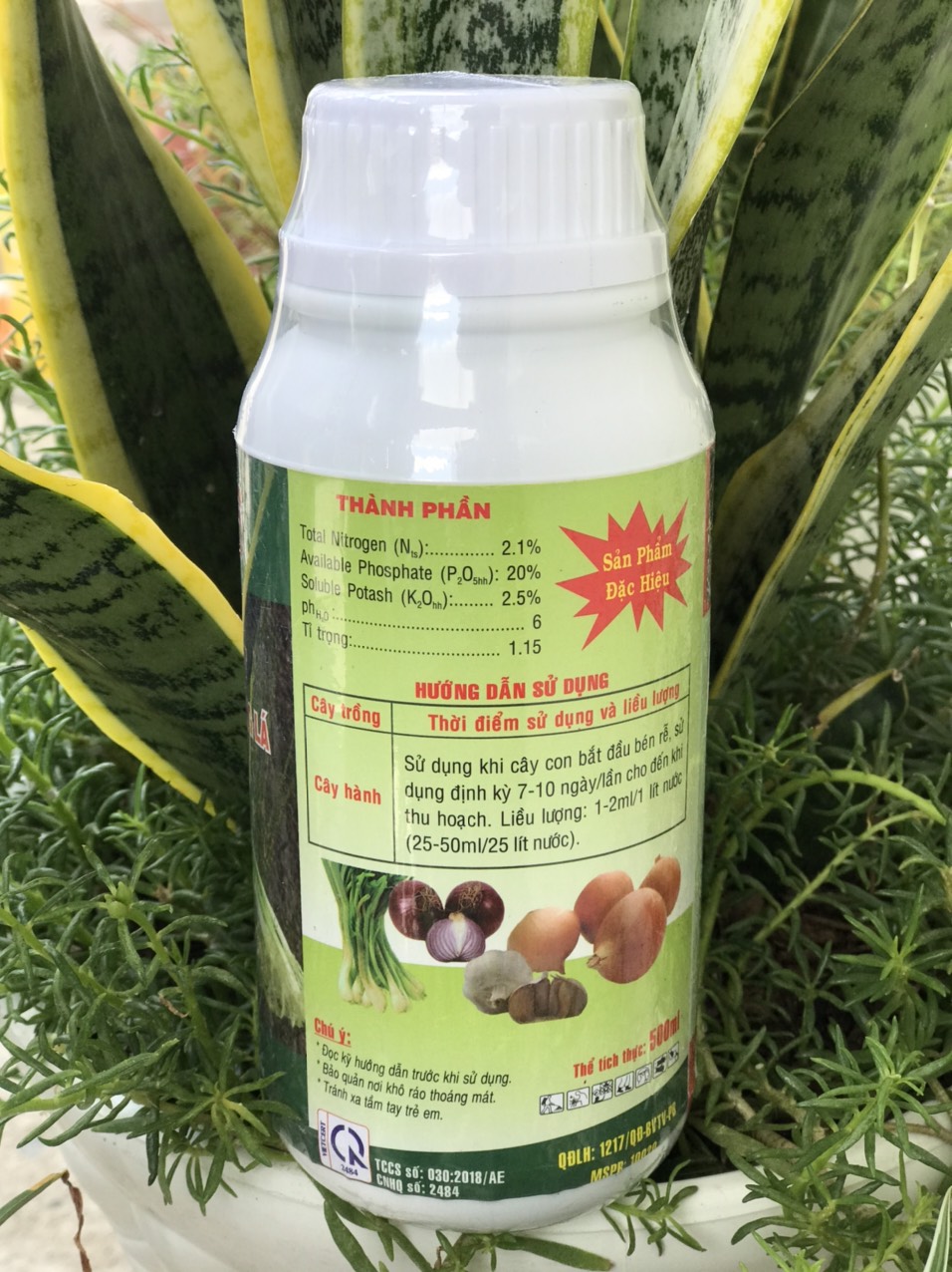 phân bón lá cao cấp nở bụi hành AE PHOS 500ml