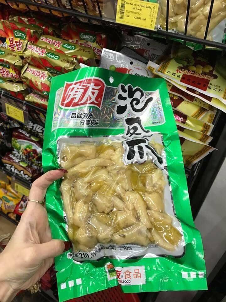 Combo 5 gói chân gà yuyu 180 gram