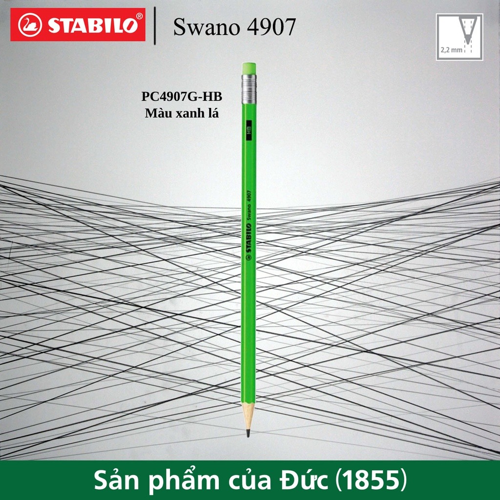 Bút chì gỗ stabilo swano 4907-hb