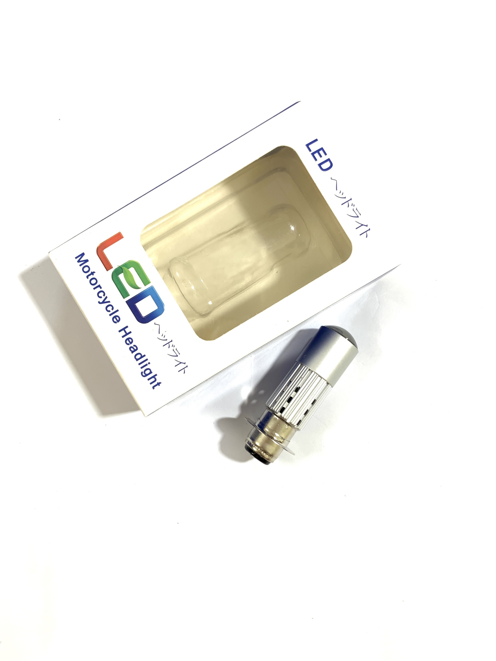 Bóng pha LED bi cầu mini chân M5 - Pha trắng cốt vàng gắn cho Dream WaveZX.v.v , Siêu Sáng