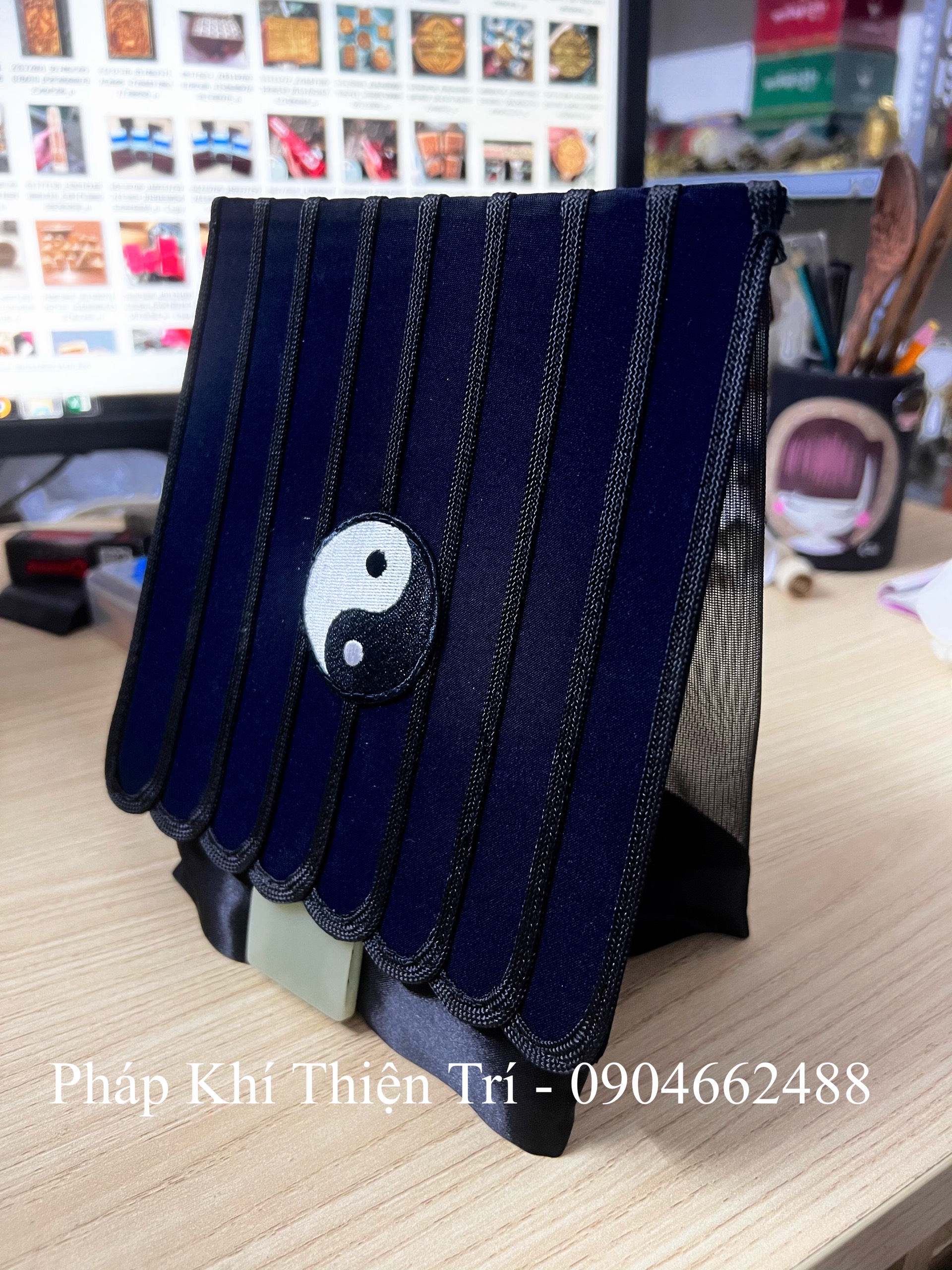 Mũ Đạo Sĩ (Thêu Bát Quái)