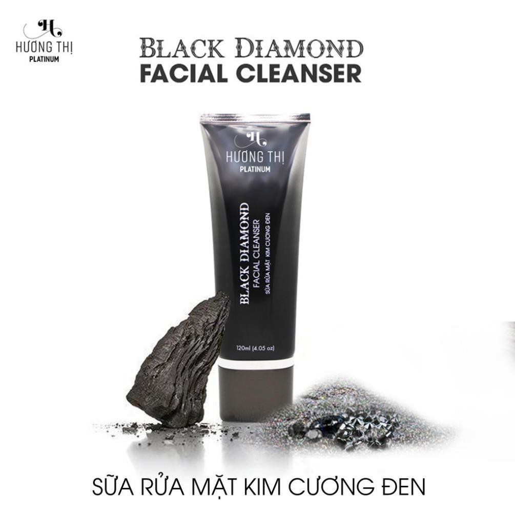 Sữa Rửa Mặt Kim Cương Đen Hương Thị 120ml