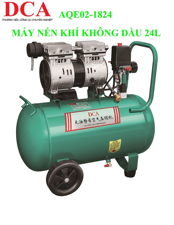 MÁY NÉN KHÍ KHÔNG DẦU 24L DCA AQE02-1824
