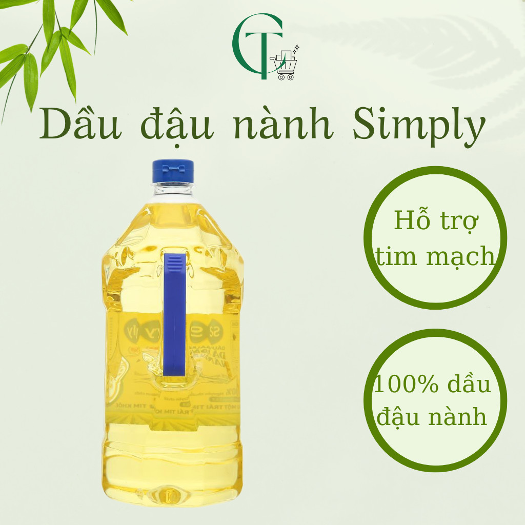 [HN]Dầu ăn đậu nành Simply 2L date mới nhất
