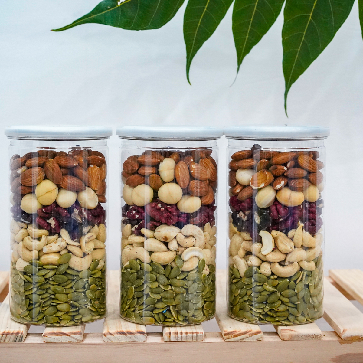 Dietary Nutritious Nuts - Mix of 5 Types of Nuts (Macadamia, Red Walnuts, Cashews, Pumpkin Seeds, Almonds)