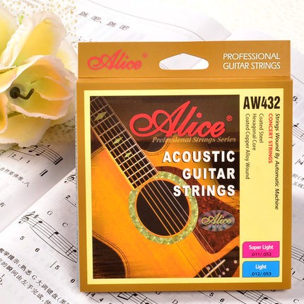 Bộ 6 dây guitar acoustic alice aw432