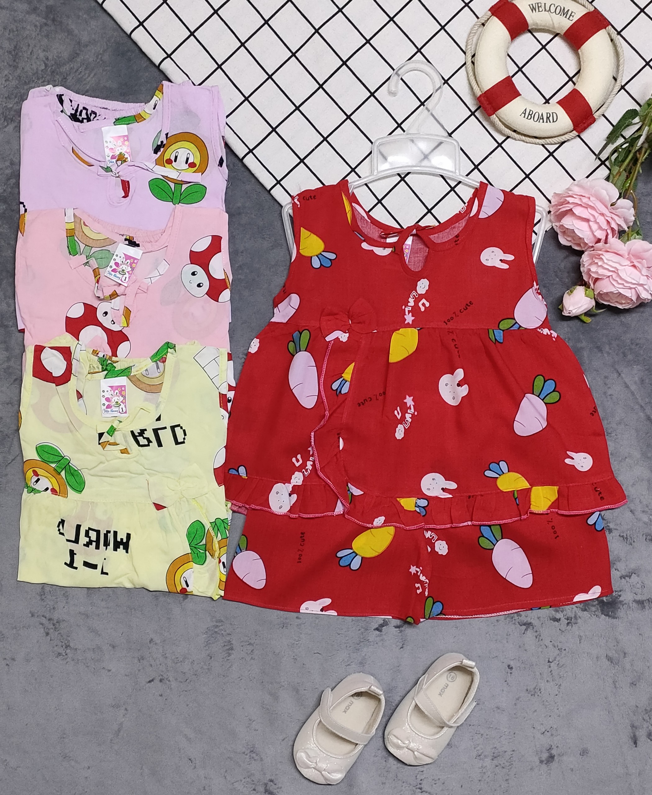 Bộ Tole Nhiều Mẫu Bé (giao màu ngẫu nhiên)