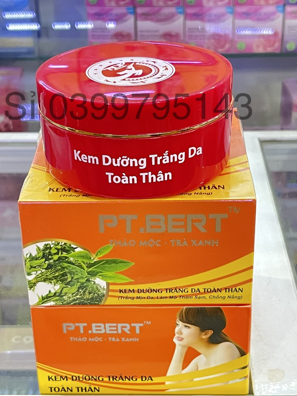 Kem trắng da body Thảo Mộc- Trà Xanh