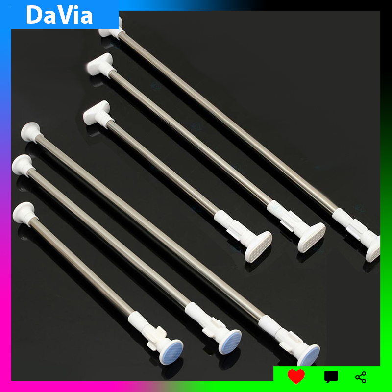 Thanh treo rèm không cần khoan Davia 160cm - 4m