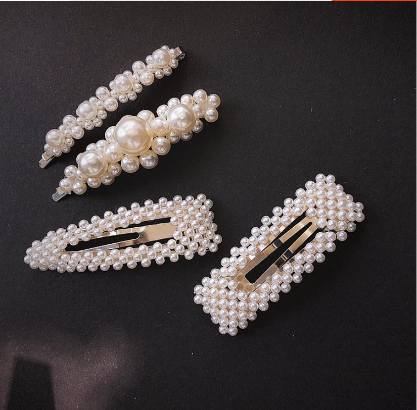Kẹp Tóc Bạc Ngọc Trai 24H (Ngẫu nhiên )